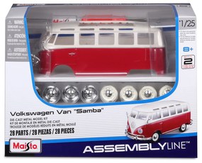 Maisto – Stavebnica – Volkswagen Van Samba, 1:25