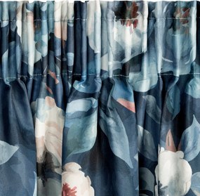 ZÁVES NA PÁSKE KIRA 140X270 CM KVETY