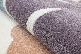 Koberec Lima M183A krémový / fialový