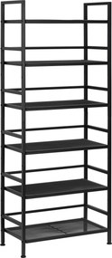XXXLutz REGÁL NA TOPÁNKY, čierna, 59/144/30 cm PBJ - Online Only drobný nábytok - 000537003502