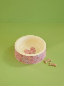 rice Melamínová miska pre zvieratká Flower Heart