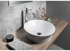 Stojančeková umývadlová batéria v lesklej striebornej farbe Vienna – Sapho