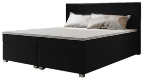 Čalúnená postel Boxspring ISLAND + matrac + rošt - cosmic100 / 140x200 / s vrchným matracom