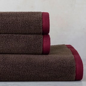 Hnedý froté uterák z Bio bavlny 50x90 cm Soft – Mette Ditmer Denmark