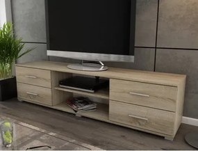 Široký TV stolík Oskar TV, dub sonoma, šírka 180 cm%