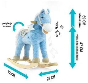 Milly Mally Hojdací koník s melódiou Pony, ružová