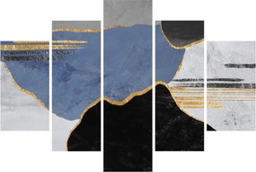 Obraz - Textúrované tvary (150x105 cm)