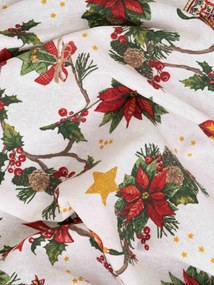 Vianočný behúň Cezmínové kúzlo - 40 × 180 cm