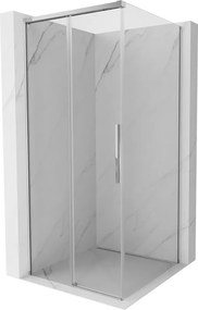 Mexen Rox, posuvný sprchový kút 95 x 95 cm, číre sklo, chrómový profil, 8C2-095-095-01-00