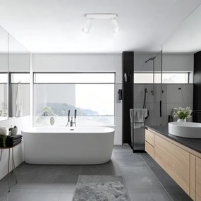 Brilagi - Kúpeľňové bodové svietidlo SELE 2xGU10/30W/230V IP44 biela