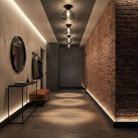 Toolight Toolight, stropné svietidlo 1xE27 APP1303-1C, čierna, OSW-02427