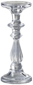 Sklenený transparentné svietnik Tibo medium - Ø 10*25cm