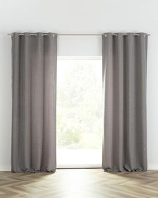 Záves BASIC s kolieskami 140x280 cm šedá melanžovy 1 ks.