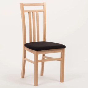 Stima Stolička LOTY Vyberte odtieň ->: Buk, Vyberte látku ->: VELVET čierná 63