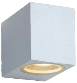 Lucide 22860/05/31 ZORA-LED - Nástenný reflektor pre vonkajšie požitie - LED stmievatelná - GU10 - 1x5W 3000K - IP44 - biely