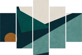 Obraz - Kubistická abstrakcia (150x105 cm)