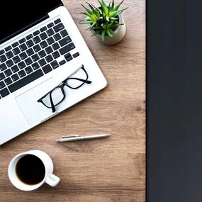 Písací stôl Limba sonoma/čierny