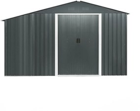Záhradný domček na náradie s drevníkom Avenberg 3,22 x 1.96 m ANTRACIT SD-X68EWS