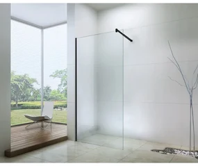 Mexen sprchová zástena WALK-IN, 110 cm, čierno-číra, 850-110-000-70-00