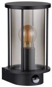 Globo 31360S - Vonkajšie nástenné svietidlo so senzorom GRACEY 1xE27/60W/230V IP54