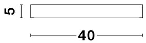 LED stropné svietidlo Hadon 40 biele