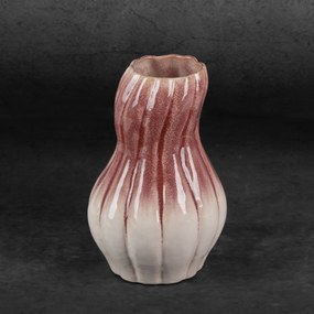 EVITA Dekoratívna váza 16x25 cm krémová