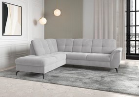 XXXLutz ROHOVÁ SEDAČKA, textil, strieborná Sit & More - Sedačky - 000144013386