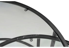 SADA 2x Konferenčný stolík TOKYO pr. 60/80 cm čierna