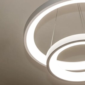 Brilagi - LED stmievateľný luster na lane FALCON SLIM LED/68W/230V pr. 50 cm biela + DO