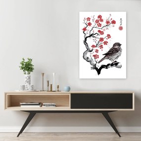 Gario Obraz na plátne Malý vrabček Sumi-e - Dr.Monekers Rozmery: 40 x 60 cm