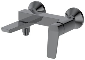 Aqualine Aqualine, FLERY nástenná vaňová/sprchová batéria, otočné ramienko, grafitová, FY010GM