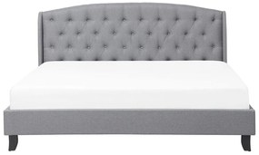 Manželská posteľ 180 cm BORD (s roštom) (sivá). Vlastná spoľahlivá doprava až k Vám domov. 1007187