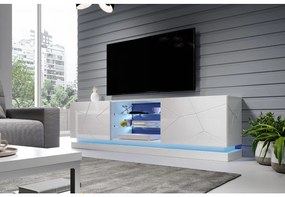 Cama Biely stolík pod TV Qiu 200
