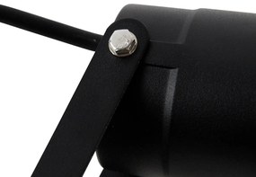 Priemyselný inteligentný bodový reflektor s hrotom čierny vrátane WiFi GU10 IP65 - Basic