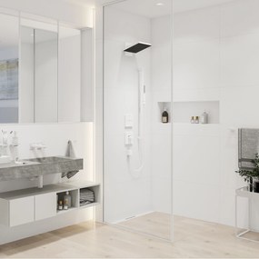 Hansgrohe Pulsify E, hlavová sprcha 260 2jet EcoSmart s pripojením na stenu, biela matná, HAN-24351700