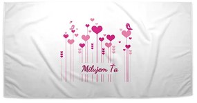 Sablio Uterák Milujem ťa - 50x100 cm