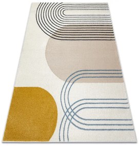 Koberec FUSION 7157 biely / zlatý