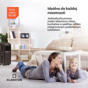Klarstein Pure Blizzard Smart 9k, mobilná klimatizácia, 9 000 BTU/2,6 kW, A, diaľkový ovládač