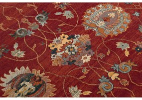 Vlnený kusový koberec Latica rubínový 235x350cm