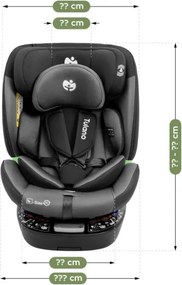 Autosedačka Loom 35 čierna / sivá