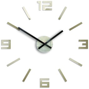 Nástěnné hodiny Arabic 50 cm šedohnědé