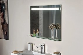 Sapho Sapho, BRETO zrkadlo s LED osvetlením a policou 800x608mm, BT080