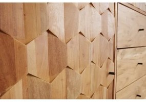 Komoda 39941 120cm Drevo Acacia  - Komfort-nábytok