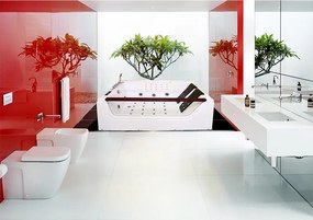 Terra Hydromasážna vírivá vaňa IMPERIA 610H 180×120 s ohrevom vody