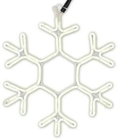 Nexos 86222 Vianočná svetelná snehová vločka, 360 LED, studeno biela