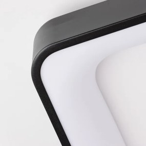 Brilagi - stmievateľné LED stropné svietidlo FALCON II LED/125W/230V 60x60 cm čierne s diaľkovým ovládaním