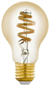 EGLO Múdra LED žiarovka LM-ZIG, E27, A60, 5,5 W, teplá biela-studená biela, jantárová