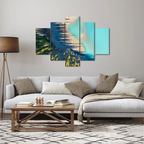 Obraz - Pohľad na jazero (150x105 cm)