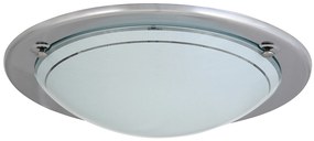 RABALUX Stropné / nástenné svietidlo UFO, 1xE27, 60W, 28,5 cm, okrúhle, chrómované