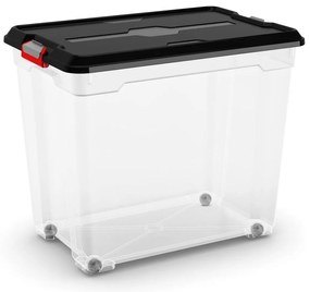 KIS Moover Box XXL čierny s kolieskami, 80l